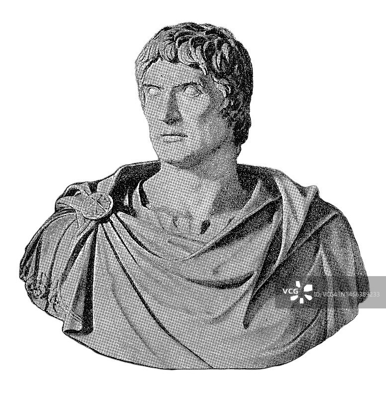 盖乌斯·马略肖像：罗马将军与政治家图片素材