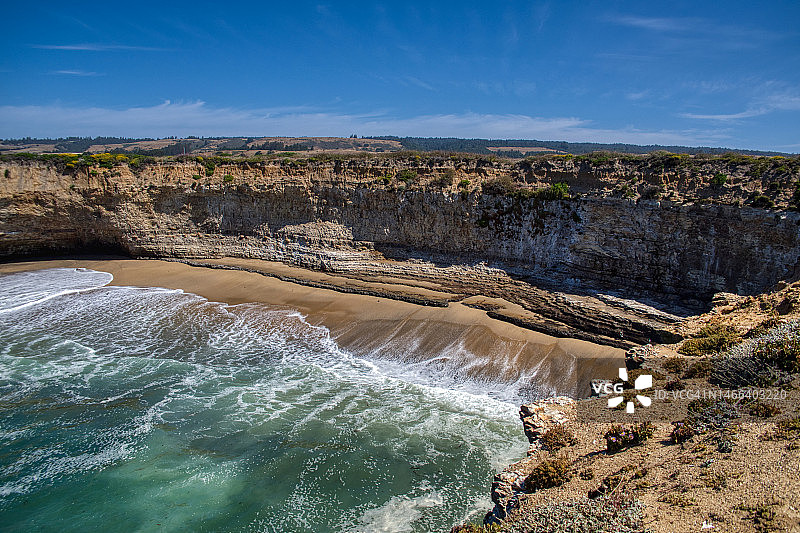 加利福尼亚州圣克鲁斯海景图片素材