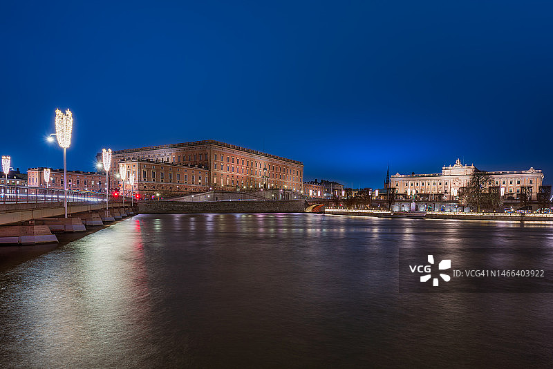 斯德哥尔摩瑞典皇宫图片素材