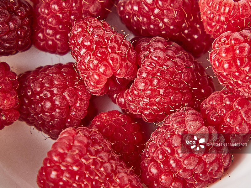 碗中覆盆子特写，德国图片素材