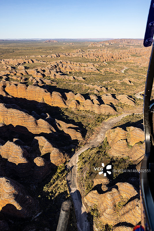 邦格尔邦格尔上空的直升机图片素材