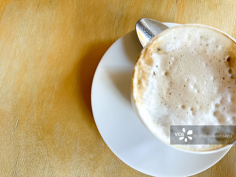 奶泡卡布奇诺图片素材