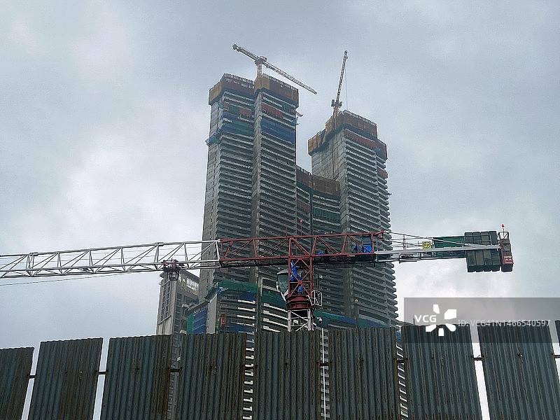 孟买的高层建筑图片素材