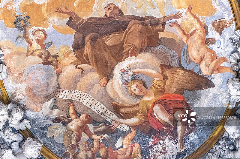 意大利罗马卡比托利欧山阿拉科埃利圣母教堂图片素材