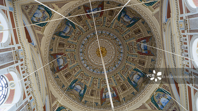 伊斯坦布尔奥尔塔科伊清真寺内部图片素材