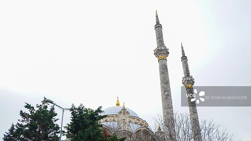 伊斯坦布尔的奥尔塔科伊清真寺图片素材
