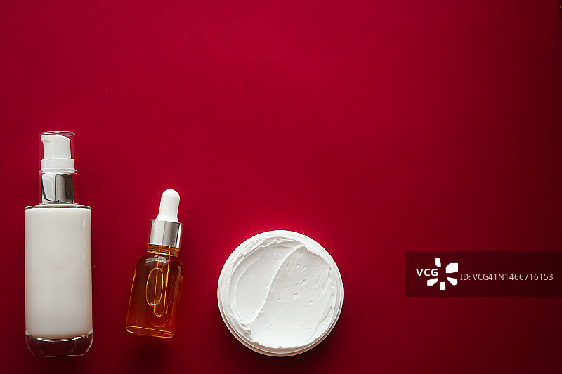 护肤化妆品和抗衰老美容产品，奢华护肤图片素材