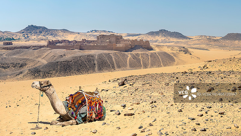 埃及阿斯旺圣西蒙修道院图片素材
