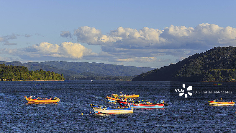 智利涅夫拉海景风光图片素材