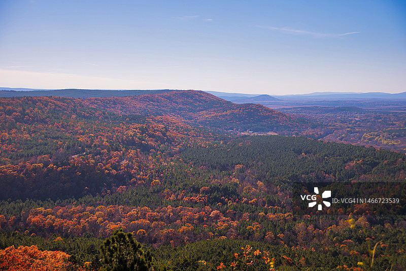 美国佩蒂特让州立公园的秋季风景图片素材