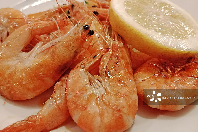 鲜虾料理图片素材