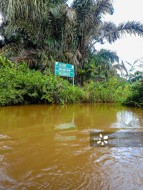 托尔图格罗运河，哥斯达黎加图片素材