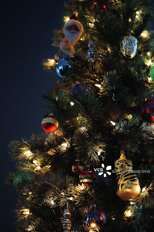 圣诞节装饰树图片素材