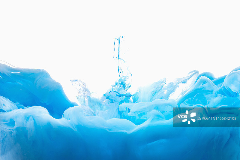 水中彩色抽象蓝色波浪图片素材