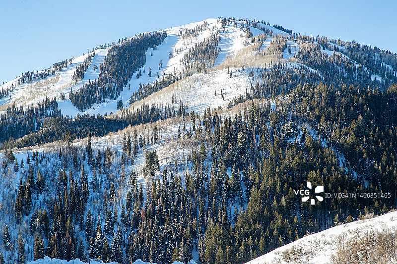 雪山滑雪图片素材