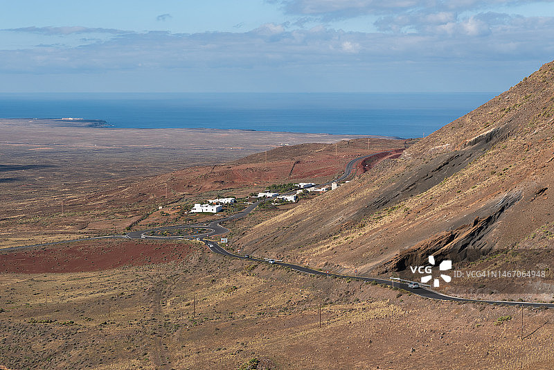 加那利群岛的广阔景观图片素材