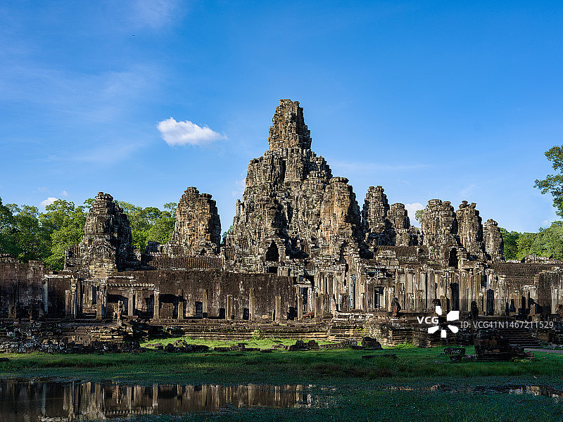 吴哥通王城巴戎寺，吴哥窟，柬埔寨暹粒图片素材