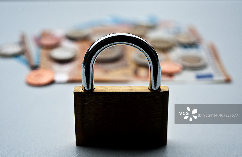锁和欧元图片素材