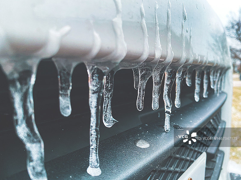 车内冰冻的冰块图片素材