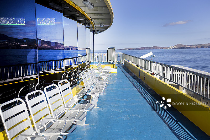 渡轮甲板图片素材