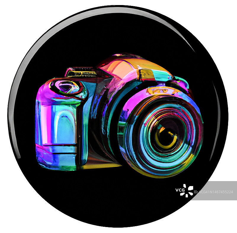 彩色涂鸦摄影相机图片素材