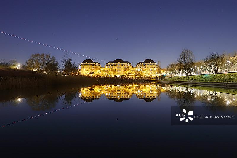 法国比西圣乔治湖图片素材