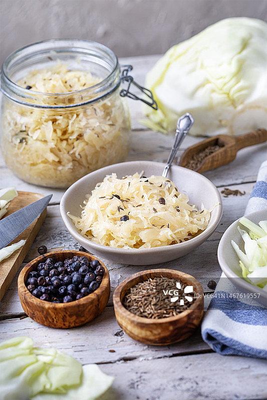 自制发酵酸菜——德国传统美食图片素材