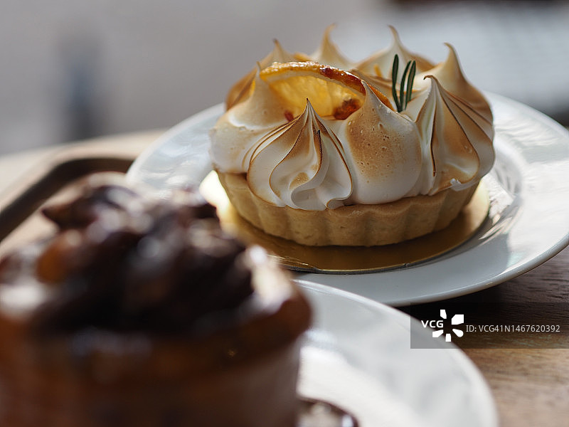 柚子挞甜点图片素材