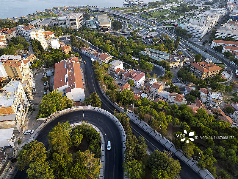 伊兹密尔科纳克鸟瞰图图片素材