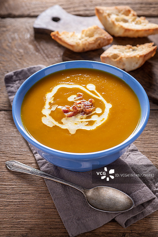 奶油南瓜汤图片素材