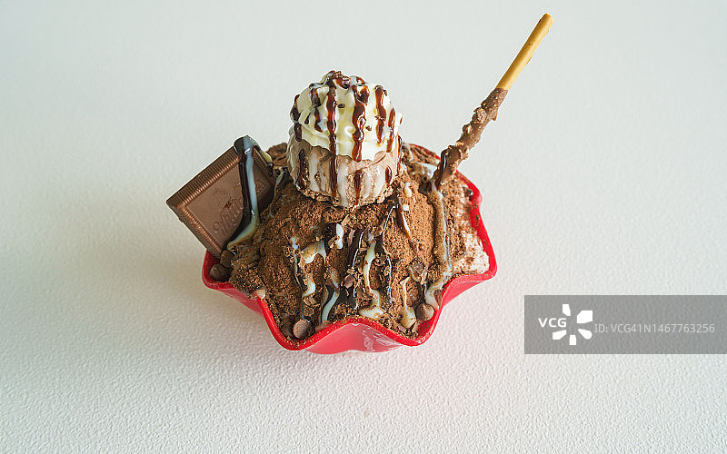 巧克力冰片图片素材