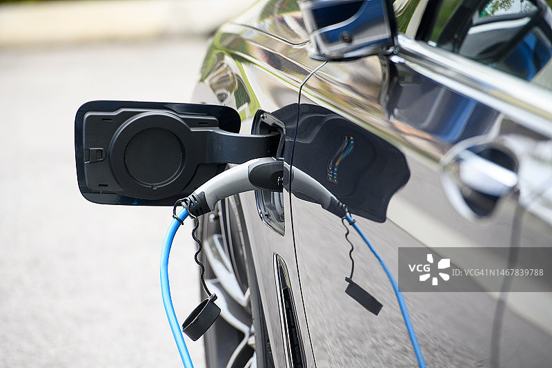 电动汽车充电图片素材