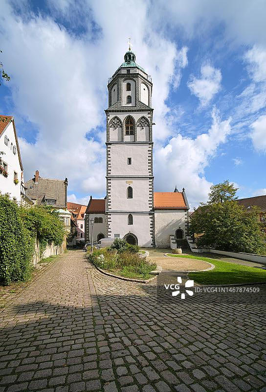 德国萨克森州迈森老城圣母晚期哥特式教堂图片素材