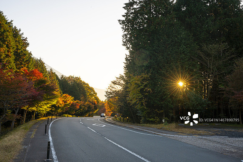 日本公路图片素材