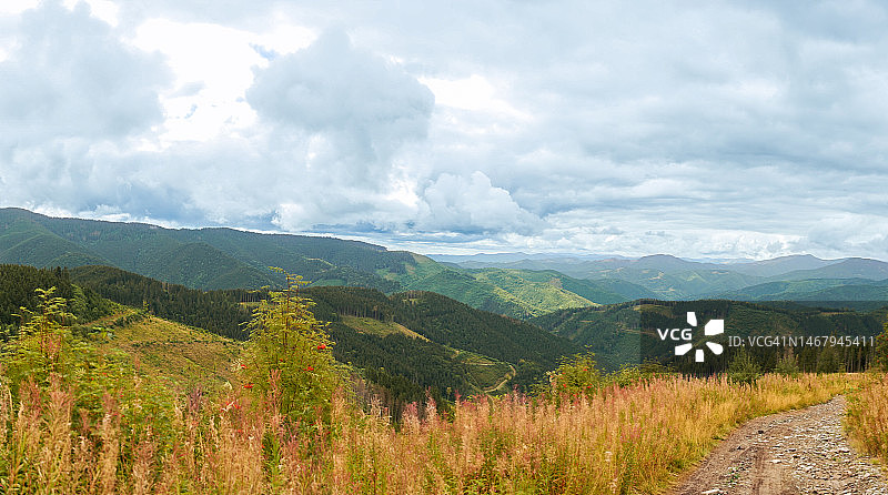秋季山景图片素材