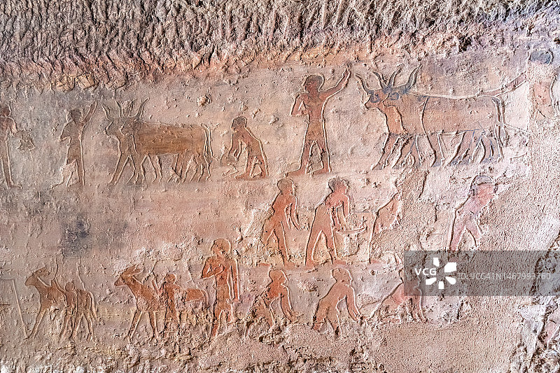 麦库和萨布尼墓，埃及阿斯旺图片素材