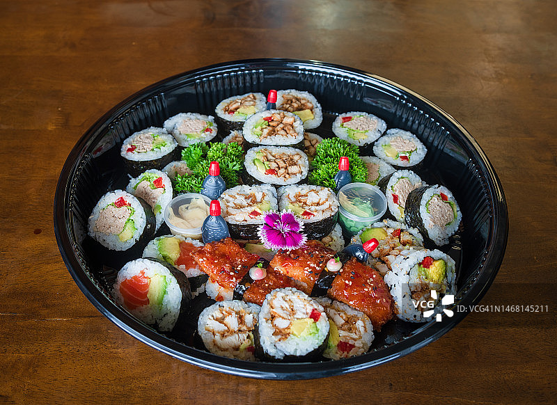 寿司拼盘图片素材