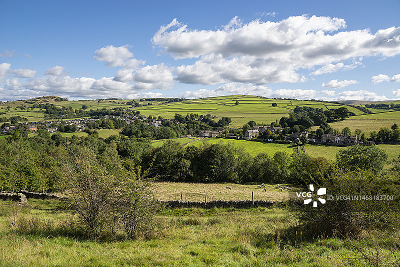英国柴郡雷诺村庄图片素材