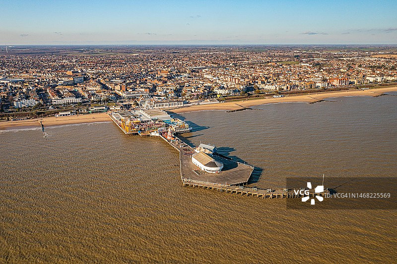 克拉克顿海上码头图片素材