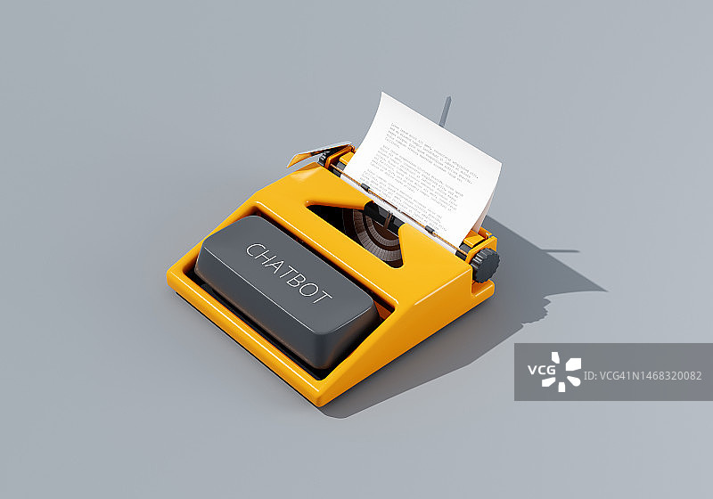 聊天机器人概念图片素材
