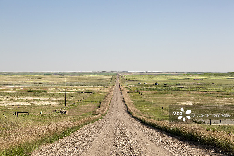 乡村碎石路图片素材