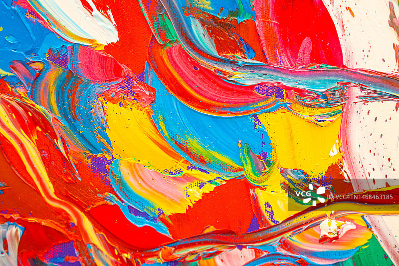 抽象丙烯画图片素材