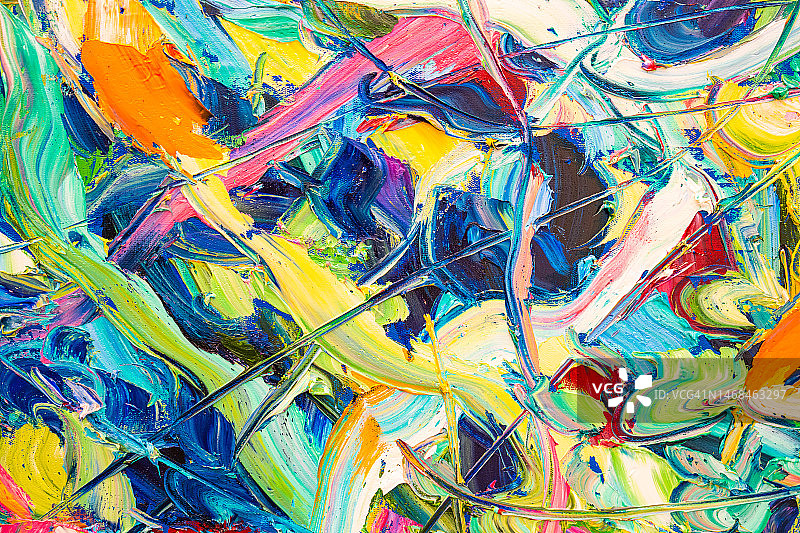 彩色抽象油漆背景图片素材