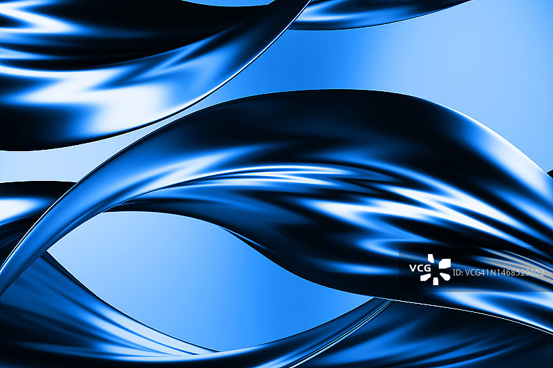 抽象光泽深蓝、紫和黑色背景3D图案图片素材