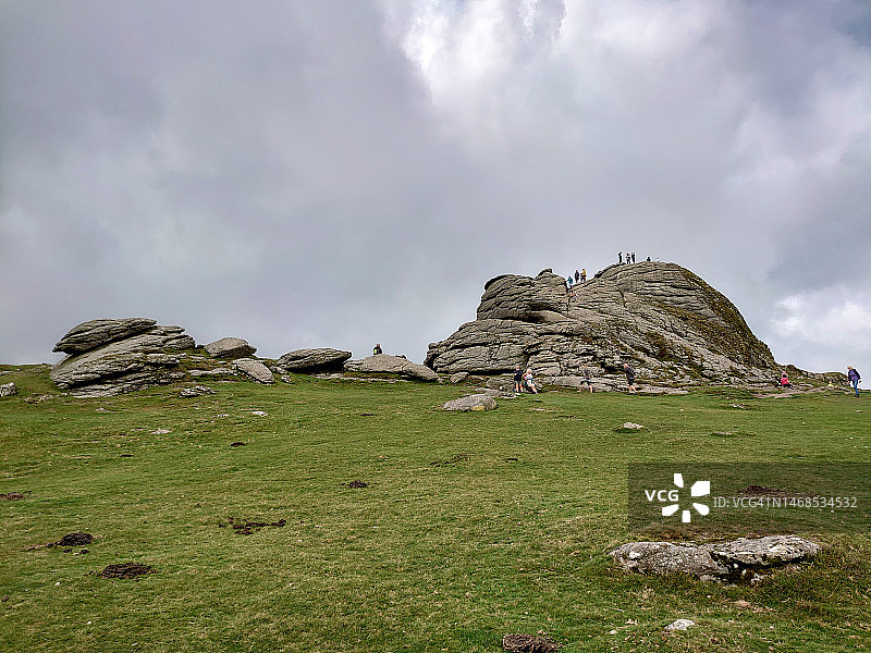 达特穆尔的黑托岩图片素材