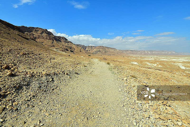 死海谷的沙漠图片素材