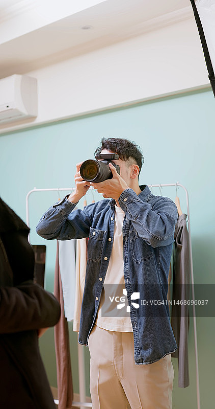 影棚拍摄照片图片素材