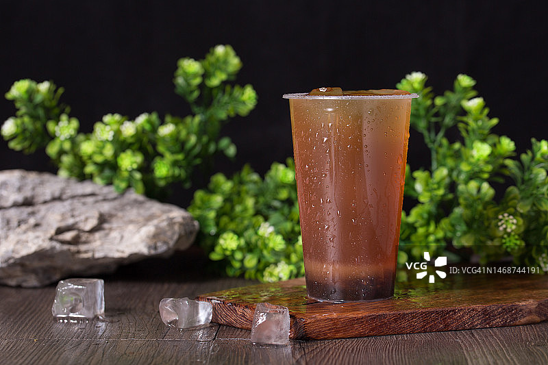 夏季冰饮果汁。图片素材