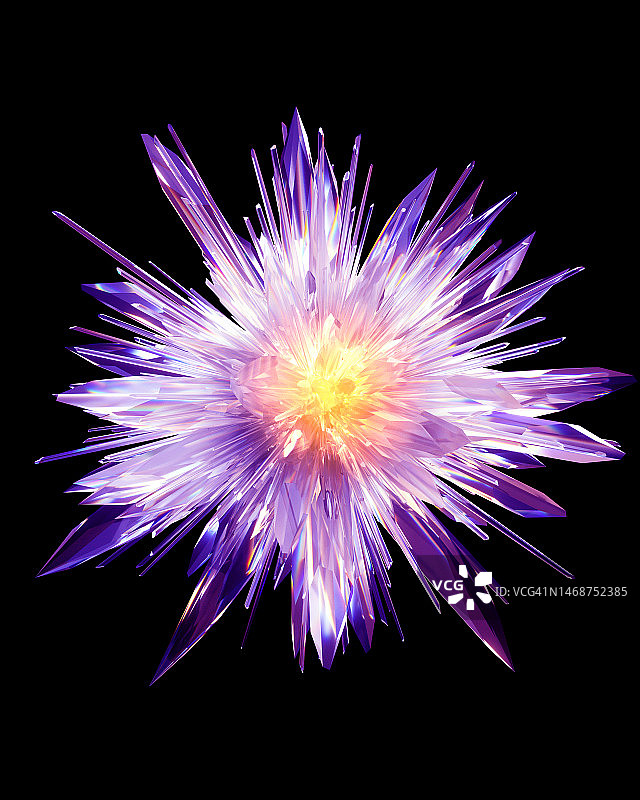 水晶飞溅图片素材