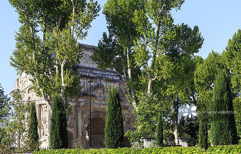 奥朗日凯旋门，法国图片素材